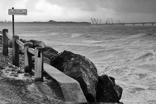 falaise dangereuse, photo pascal lando